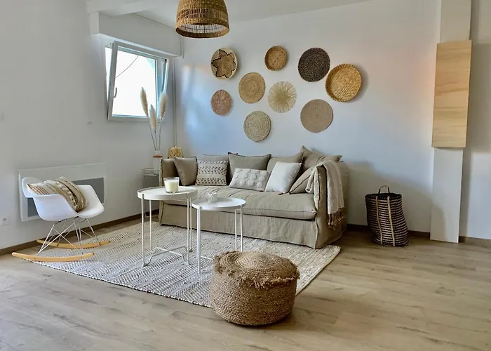 T3 Les Anemones A 50m De La Plage Avec Grande Terrasse Et Grand Jardin 度假居 *